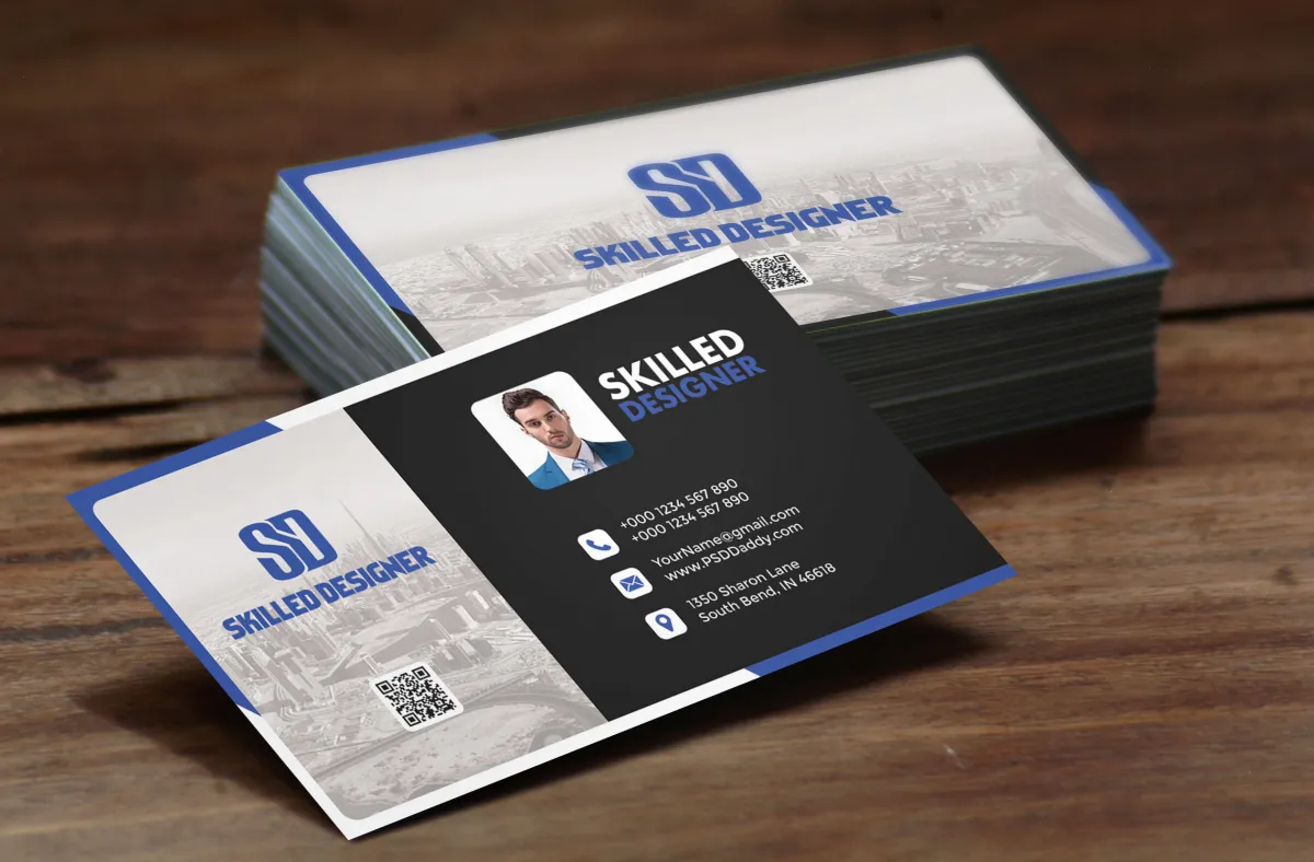 do unique 2 Sides Business Cards and Logo Design For yours Business 