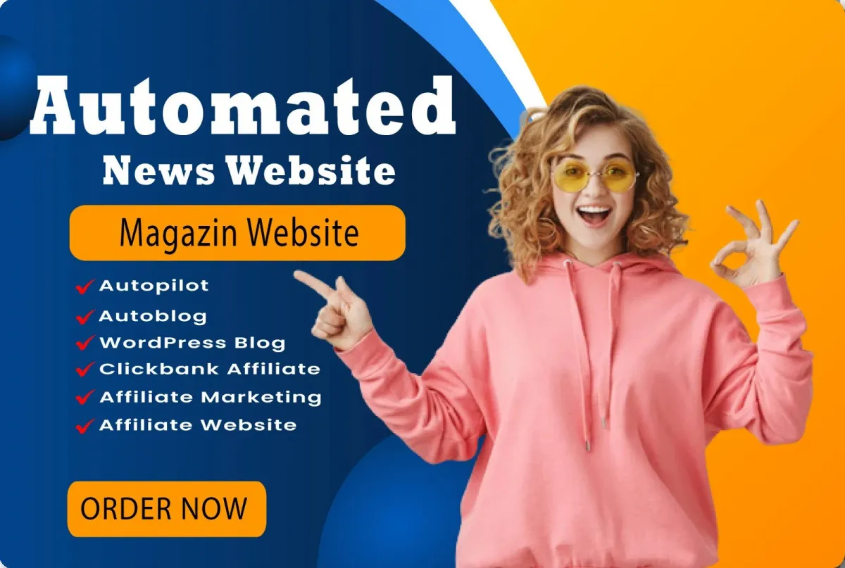 News & online magazines Website Design