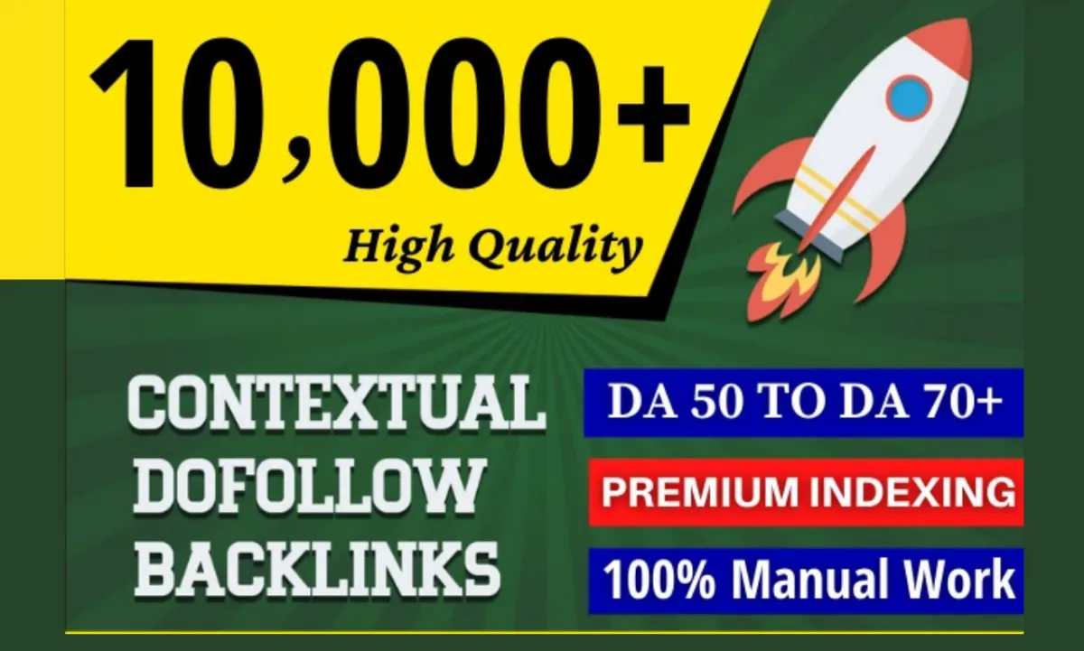 create 10,000+ High Quality Contextual Dofollow Backlinks With Free Indexing