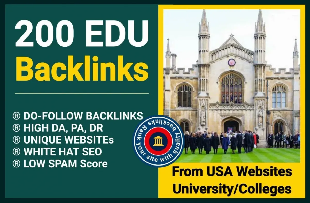 Professional Edu Backlinks Service