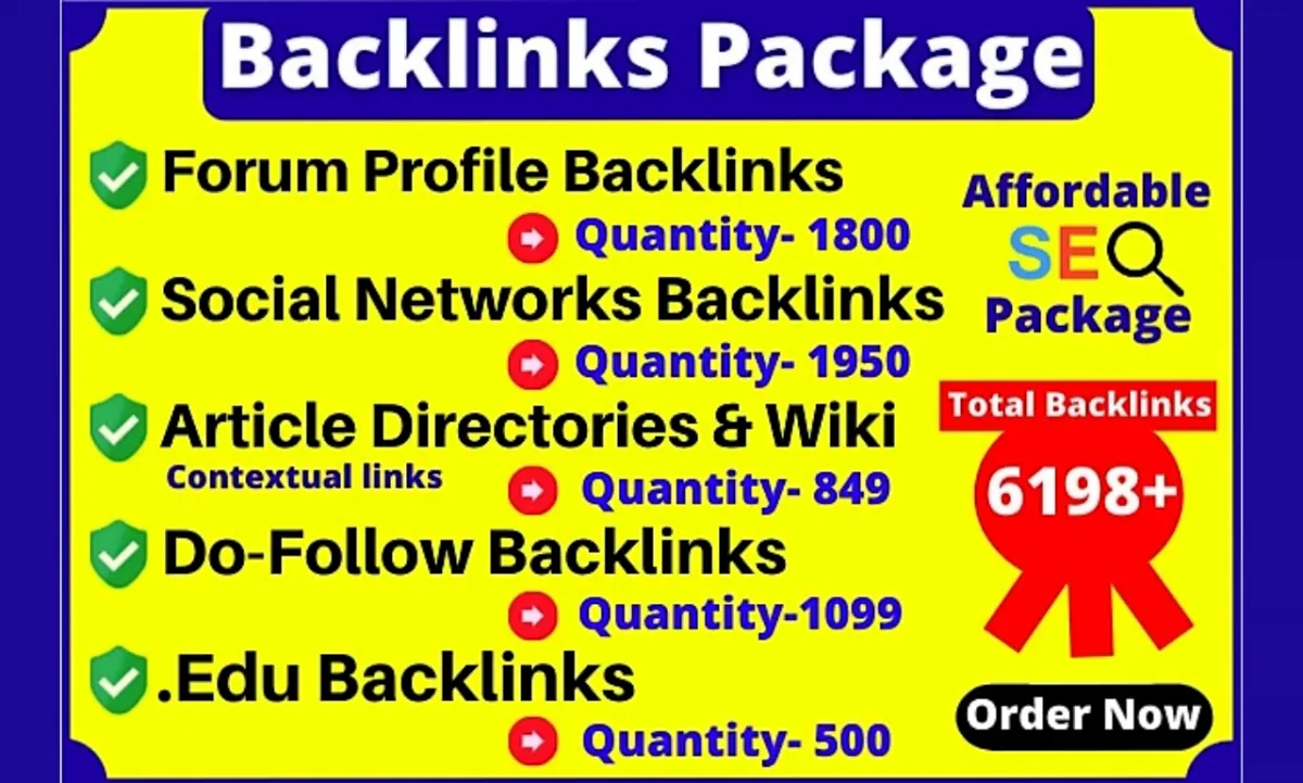create 6500 Dofollow Backlinks Edu-Wiki-Forum-Social Profiles-Web 2.0-PBN Mix